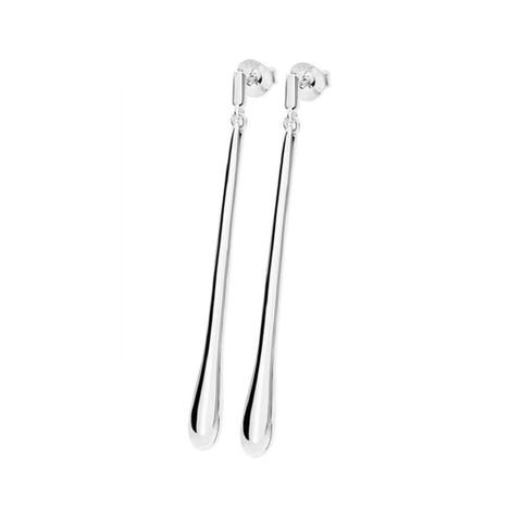Long Drop Stud Earrings