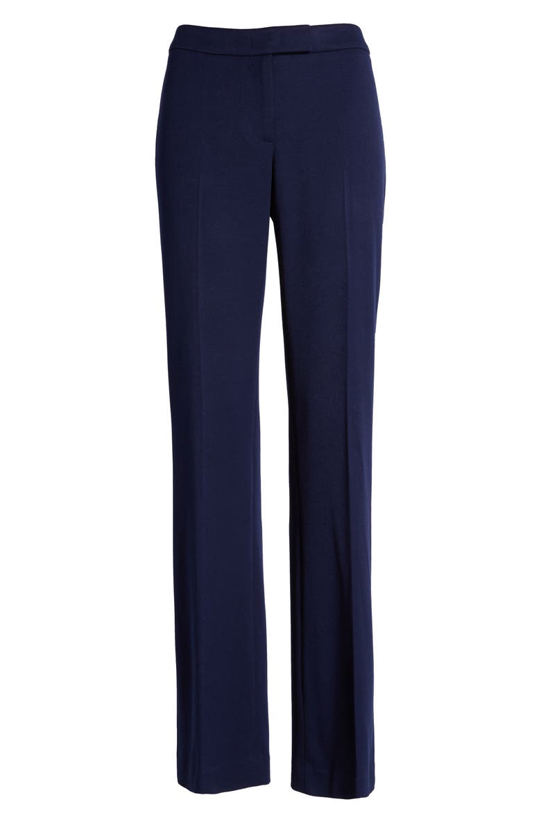 Anne Klein Flare Leg Stretch Twill Pants, Alternate, color,