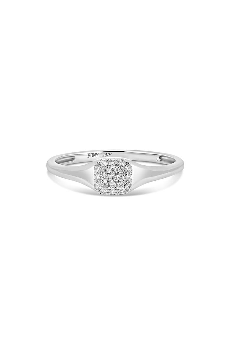 Diamond Trend Ring (Nordstrom Exclusive), Alternate, color, 18K WHITE GOLD