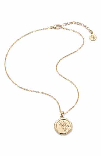 Peony Good Fortune Pendant Necklace