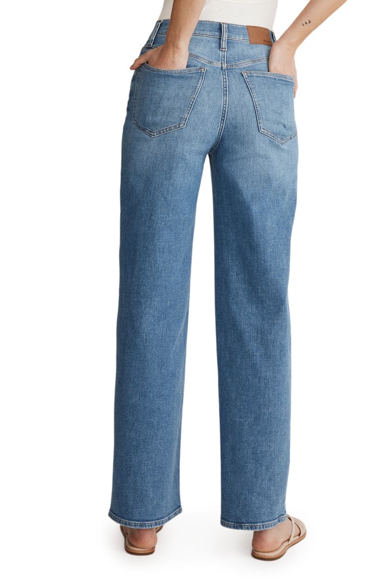 The Tall Perfect Vintage Wide Leg Crop Jeans, Alternate, color, OHLMAN WASH