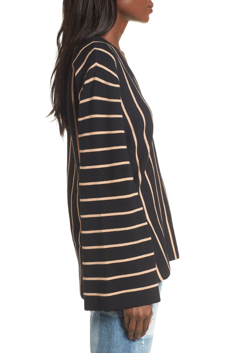 MOON RIVER Split Cuff Sweater, Alternate, color, 