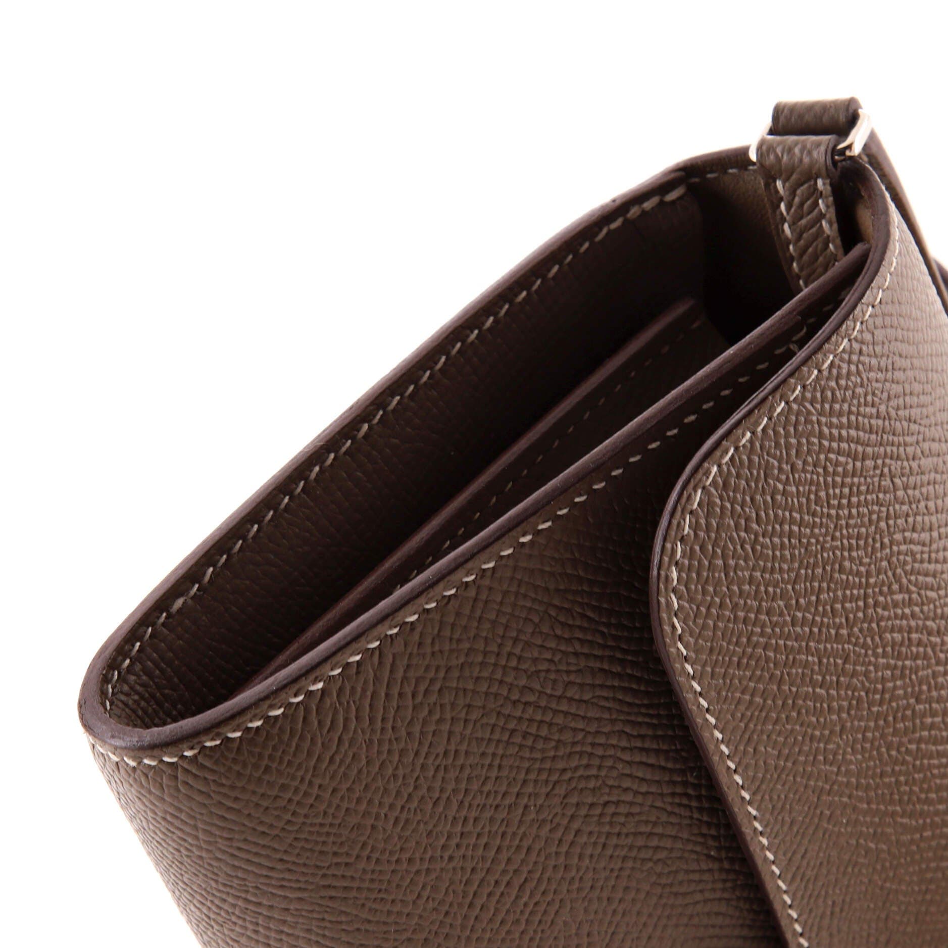 Pre-Owned Hermes Constance To Go Wallet Epsom, Alternate, color, Etoupe