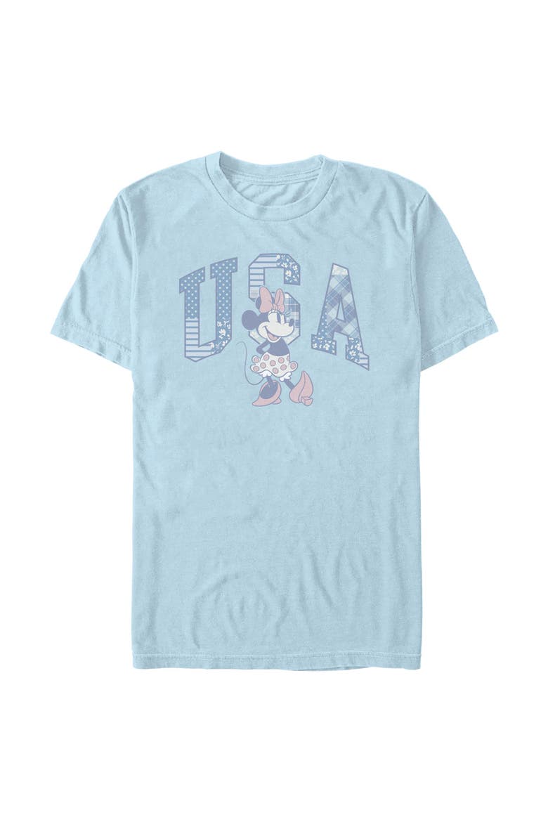 Men's American Sweetheart Pose Short Sleeve Graphic T-Shirt, Main, color, Light Blue