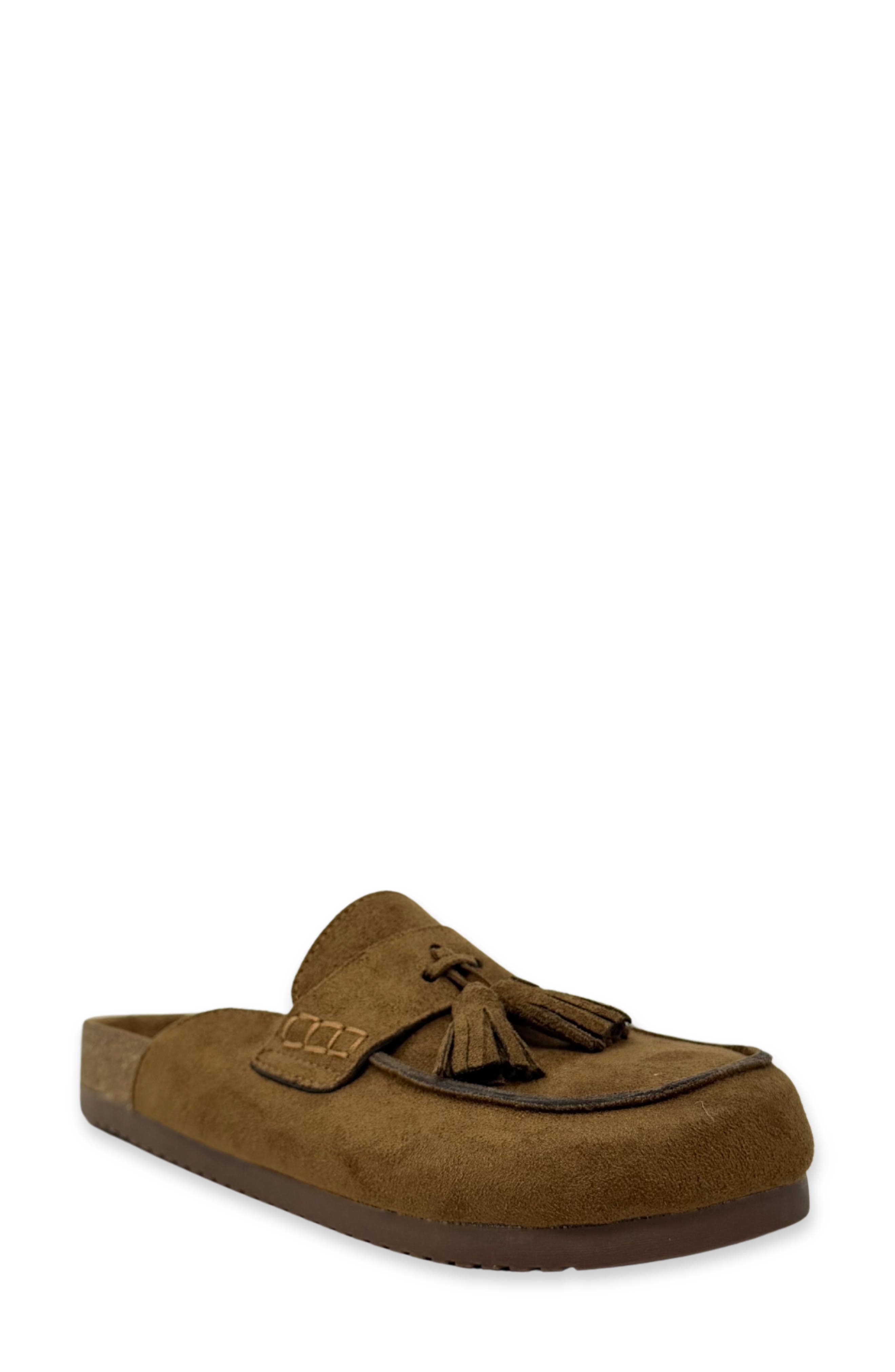 Terry Faux Suede Clog