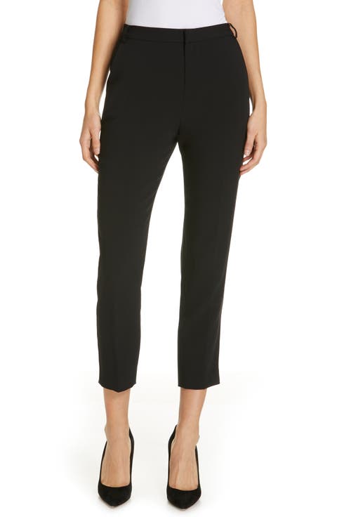 Ludivine Crease Front Crop Trousers