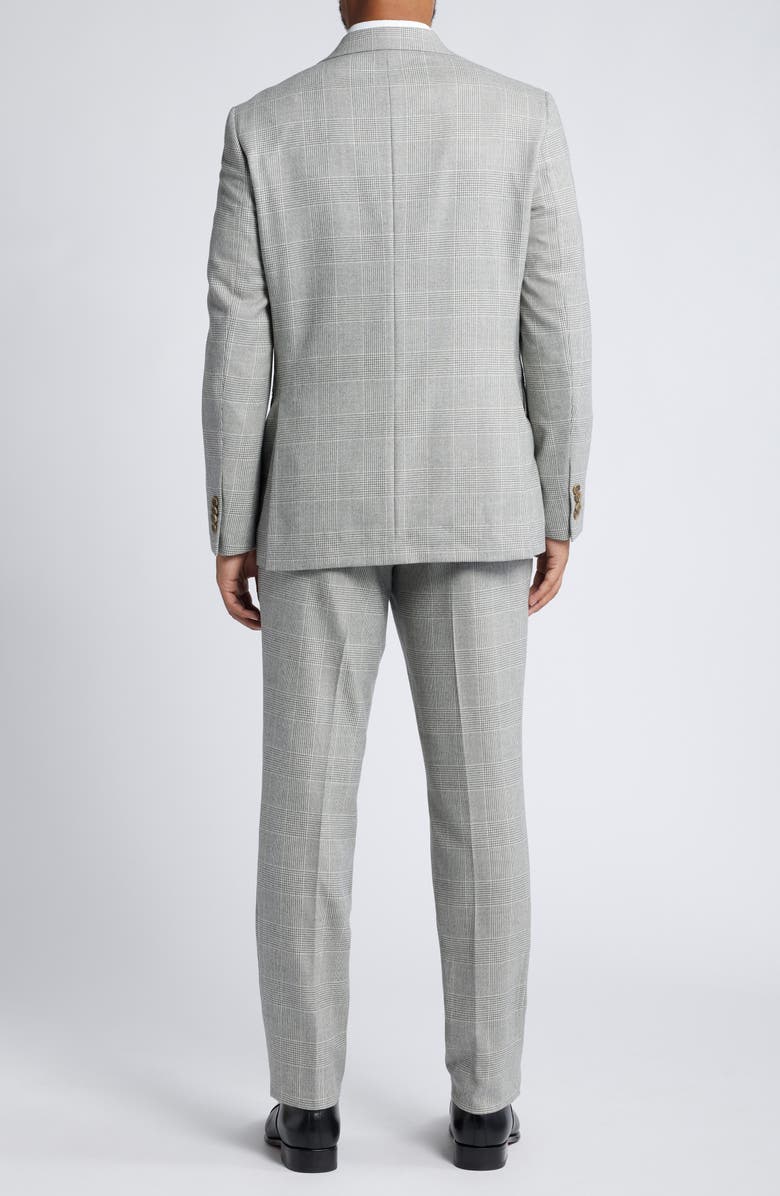 Jack Victor Mason Plaid Wool Suit, Alternate, color, Light Grey