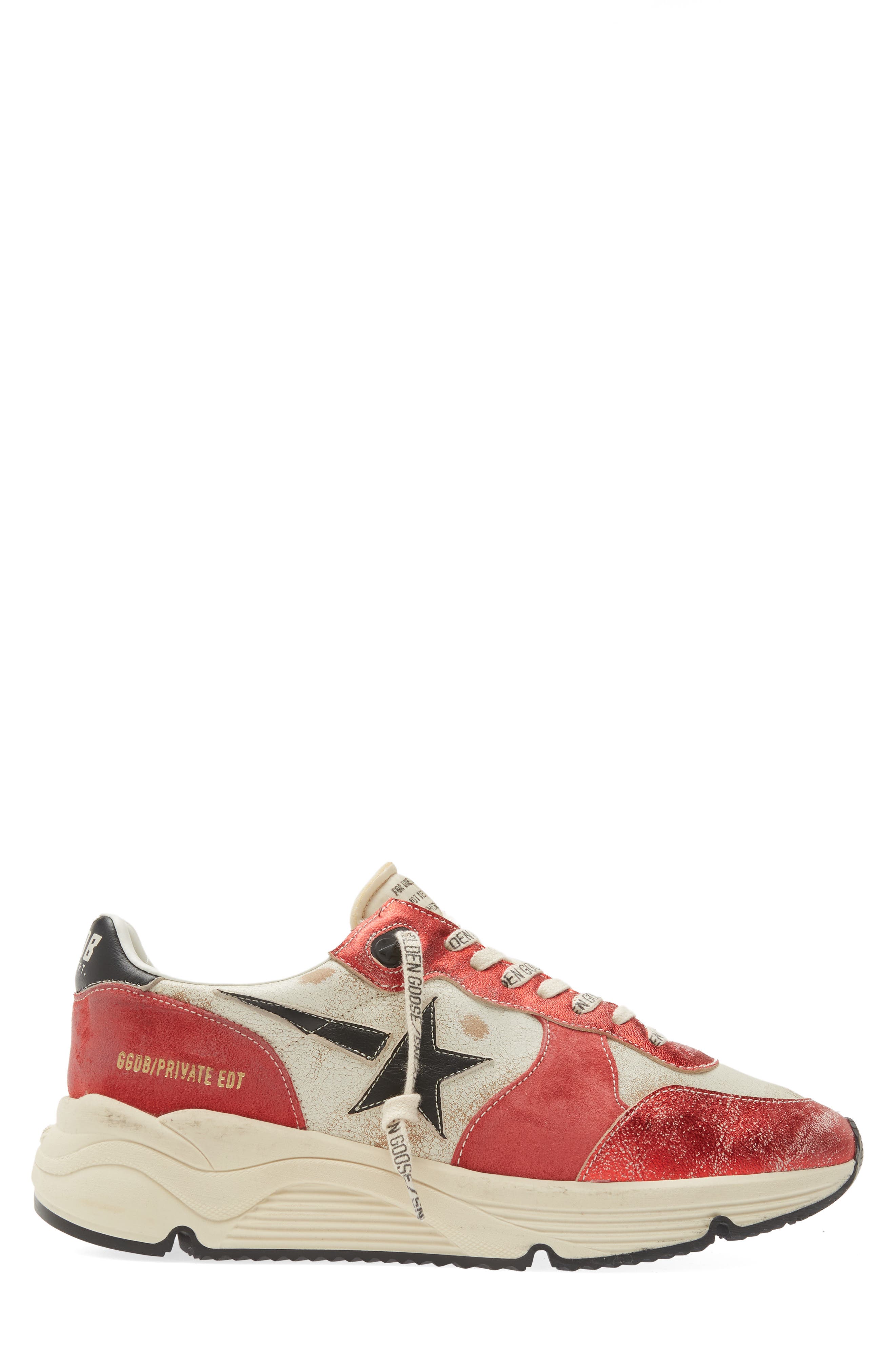 Golden Goose Running Sole Suede Sneaker, Alternate, color, 