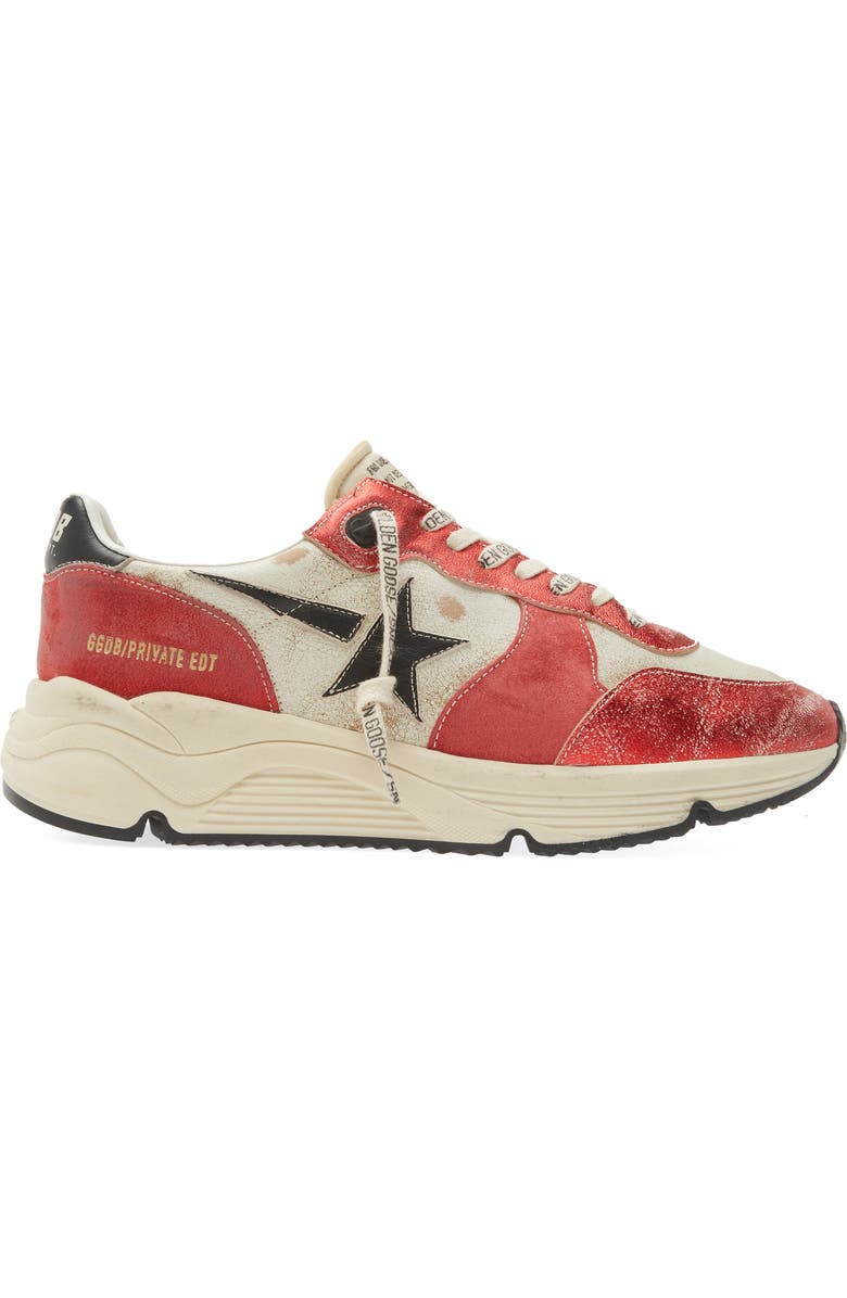 Golden Goose Running Sole Suede Sneaker, Alternate, color,