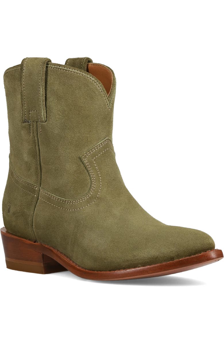 Frye Billy Short Western Boot, Main, color, Jade