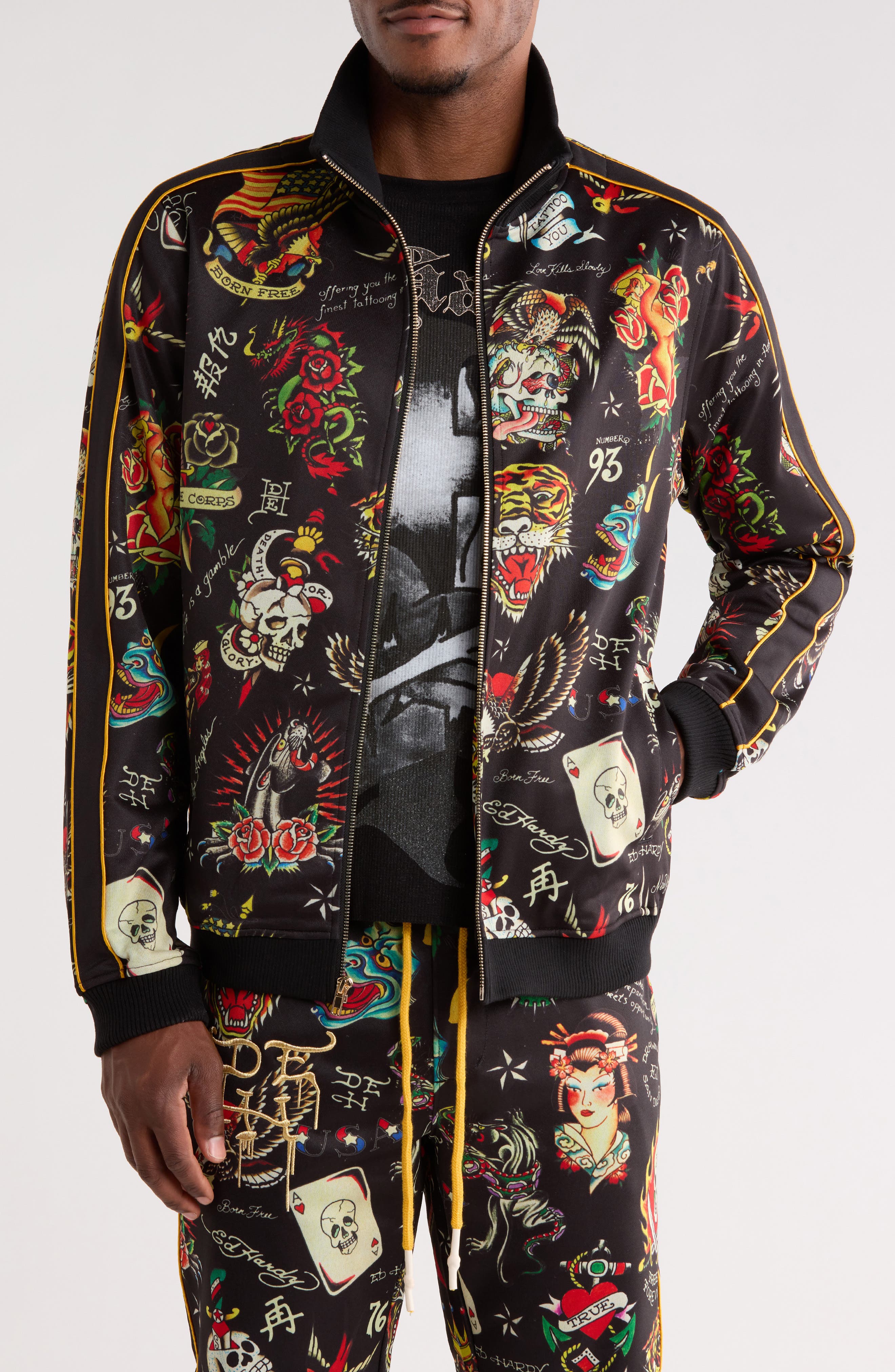 Ed Hardy Flashboard Track Jacket