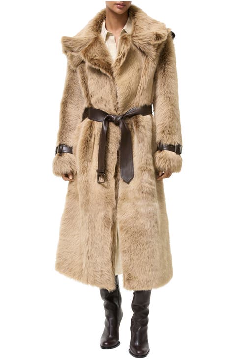 Long Shearling Linley Coat