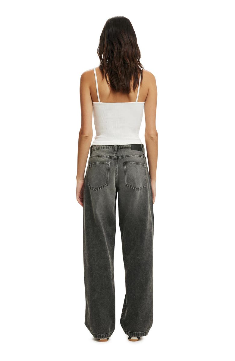 Cotton On Women's Low Rise Straight Jean, Alternate, color, Domino Black