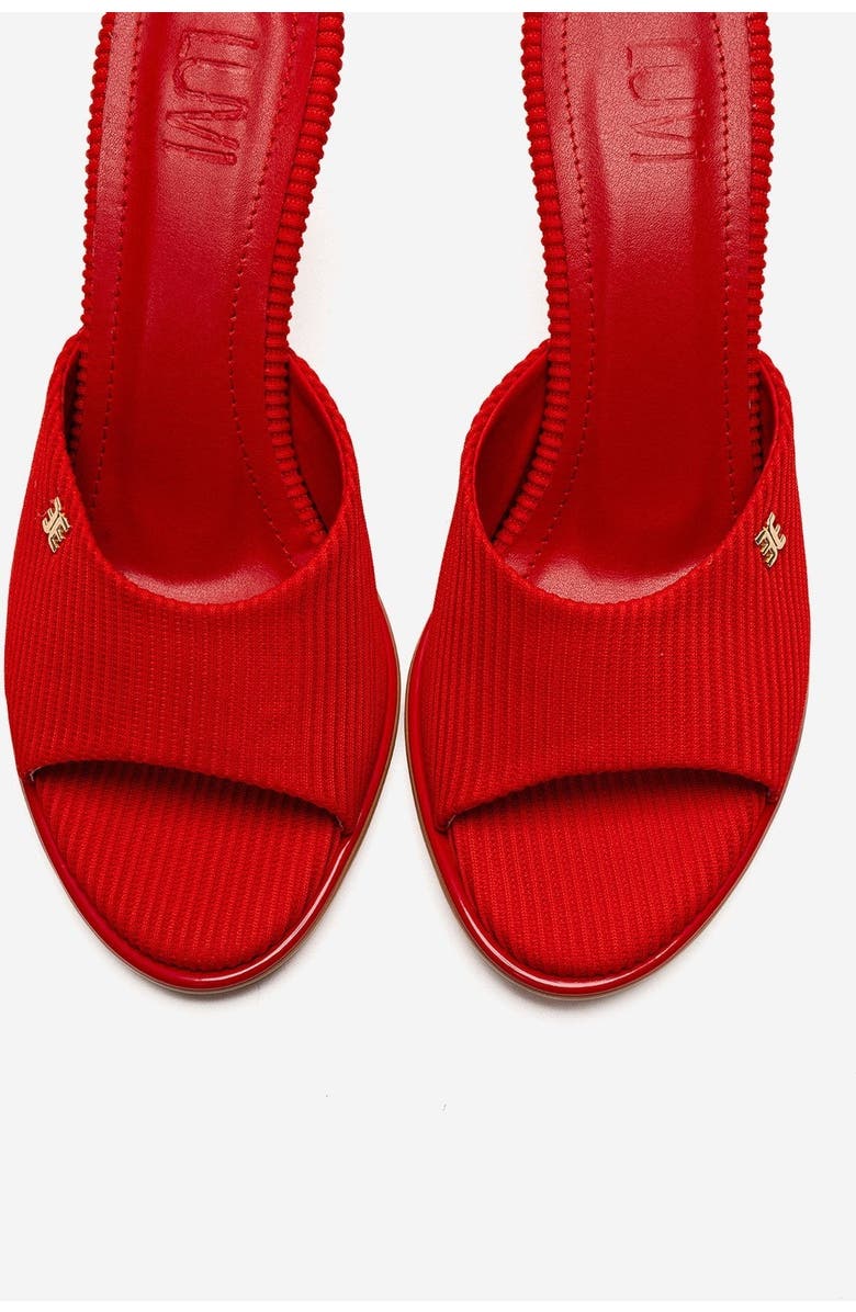 Prologue Shoes Wendy Stiletto Sandal, Alternate, color, Red