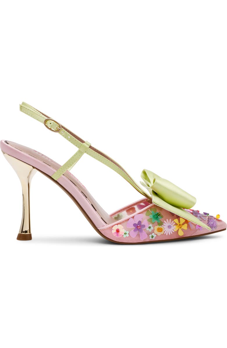 Betsey Johnson Melissa Slingback Pump, Alternate, color, Pink Multi