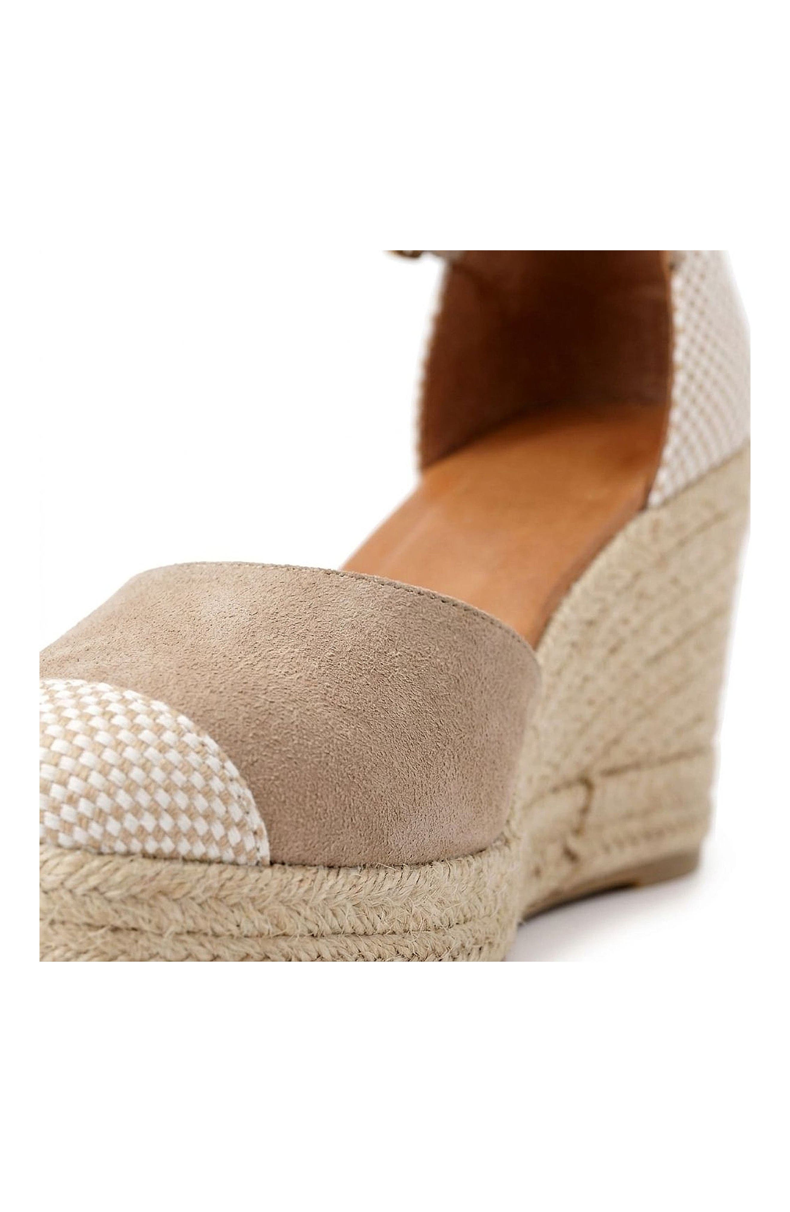 Jimena High-Strap All Black Espadrille, Alternate, color, Taupe
