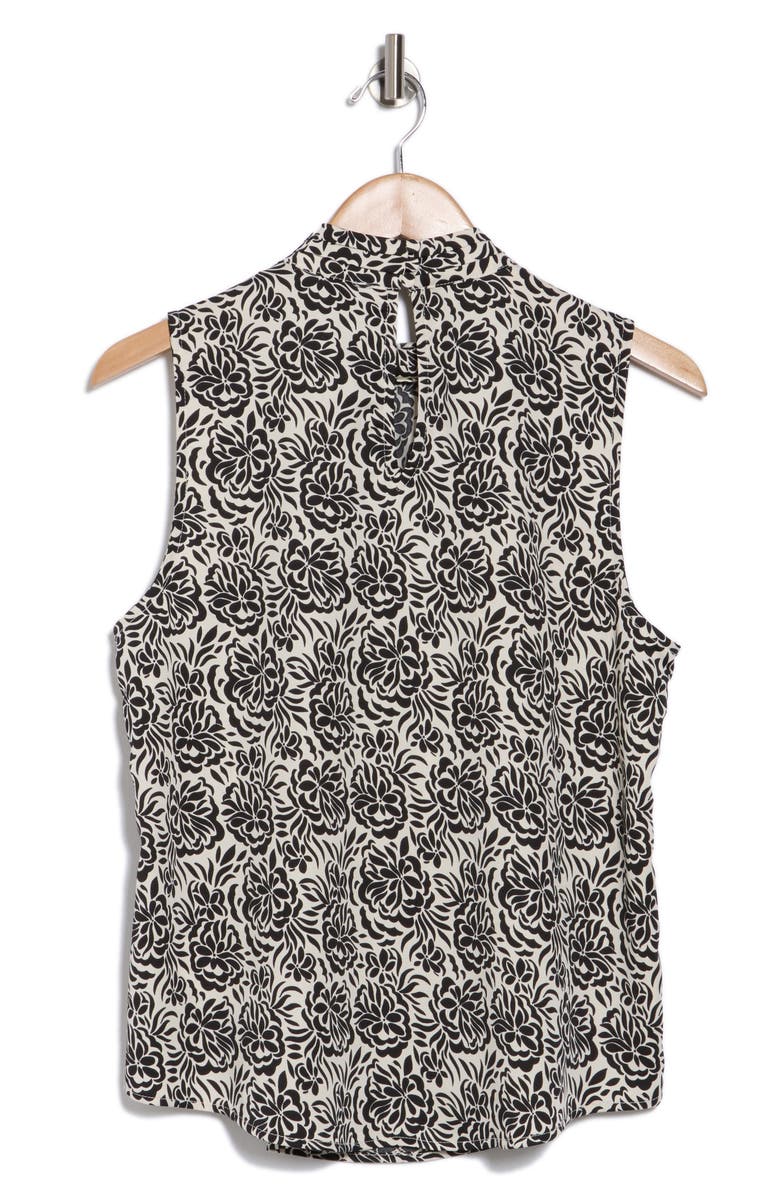 T Tahari Airflow Knotted Neck Sleeveless Top, Alternate, color, 