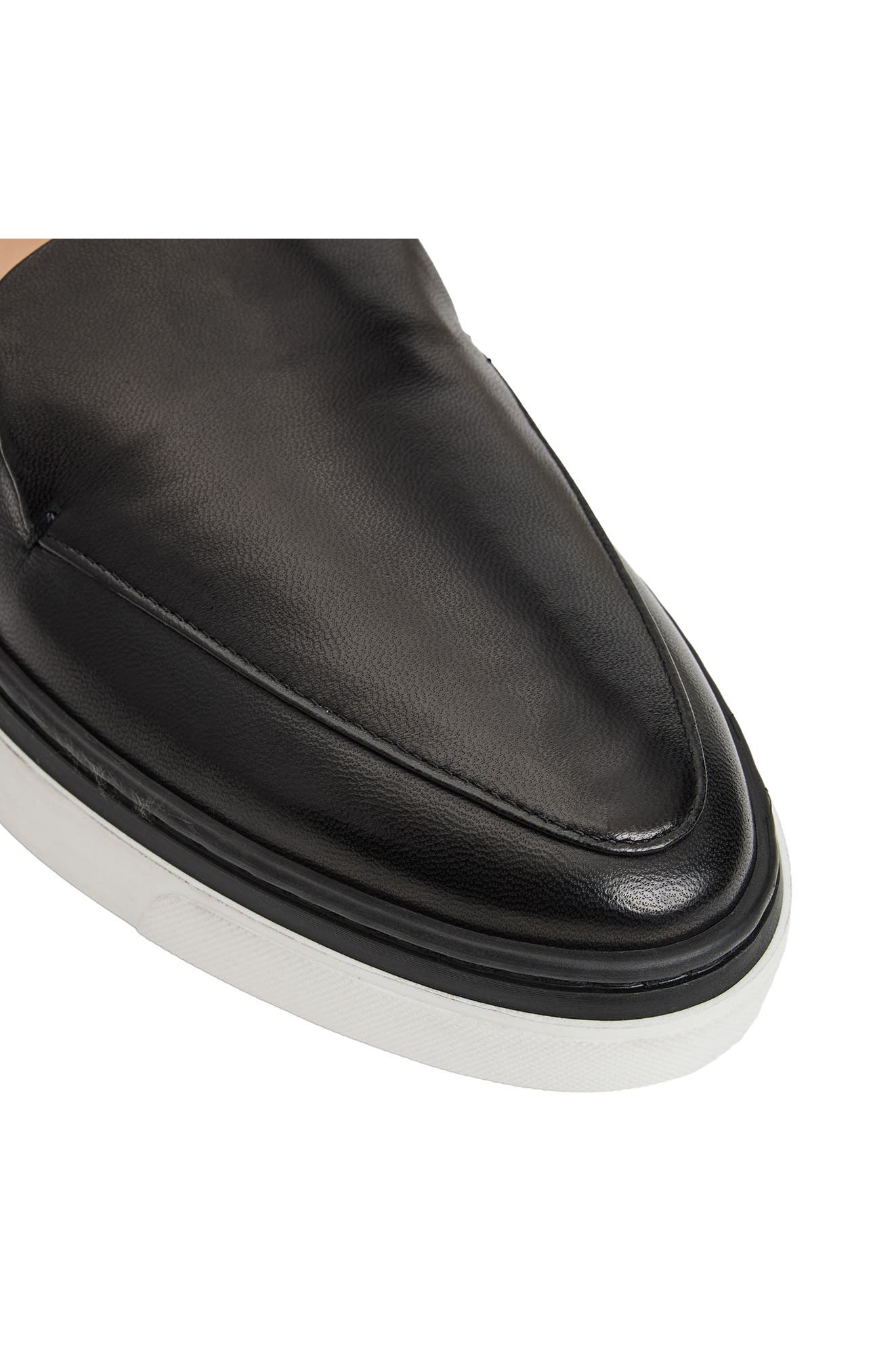 Clara Loafer, Alternate, color, BLACK LEATHER