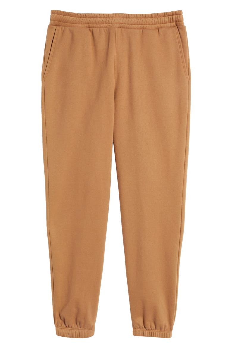 Fresh Cut Cotton Blend Sweatpants, Alternate, color, TOFFEE