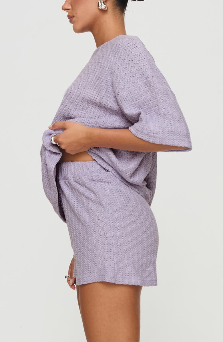 Princess Polly Cammie Oversize T-Shirt & Shorts Set, Alternate, color, 