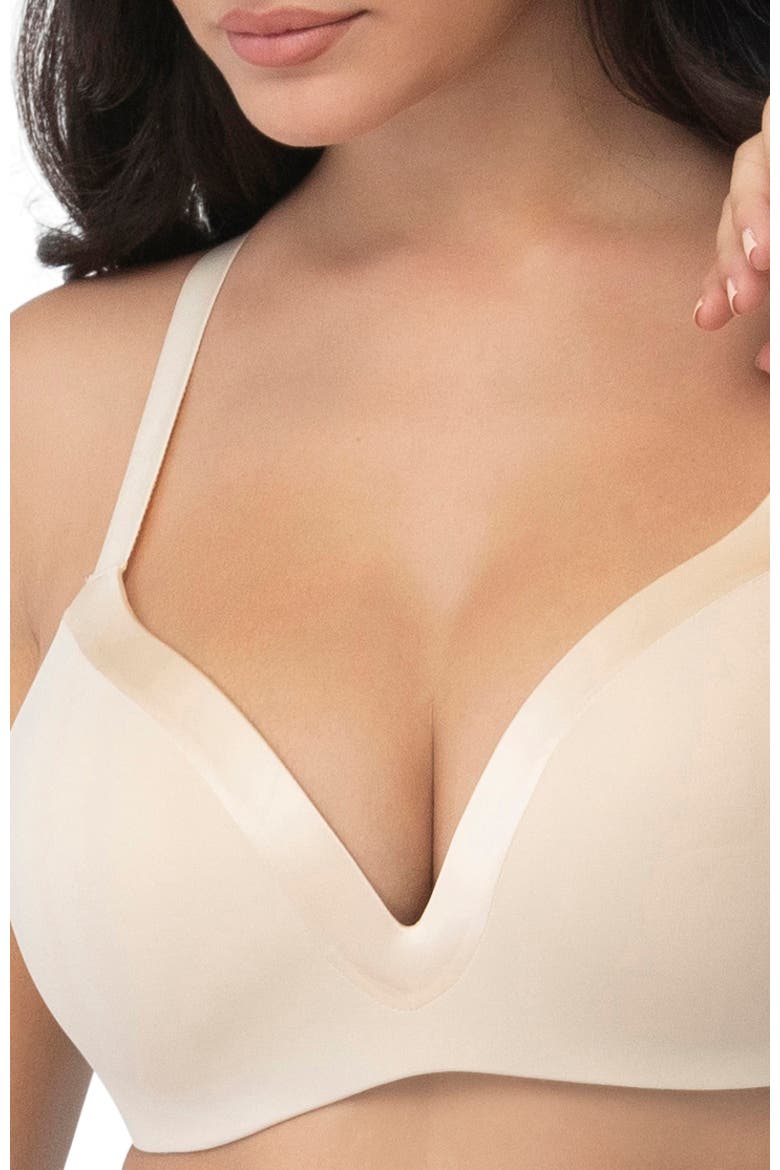 The Satin Grace Bra, Alternate, color, Sand