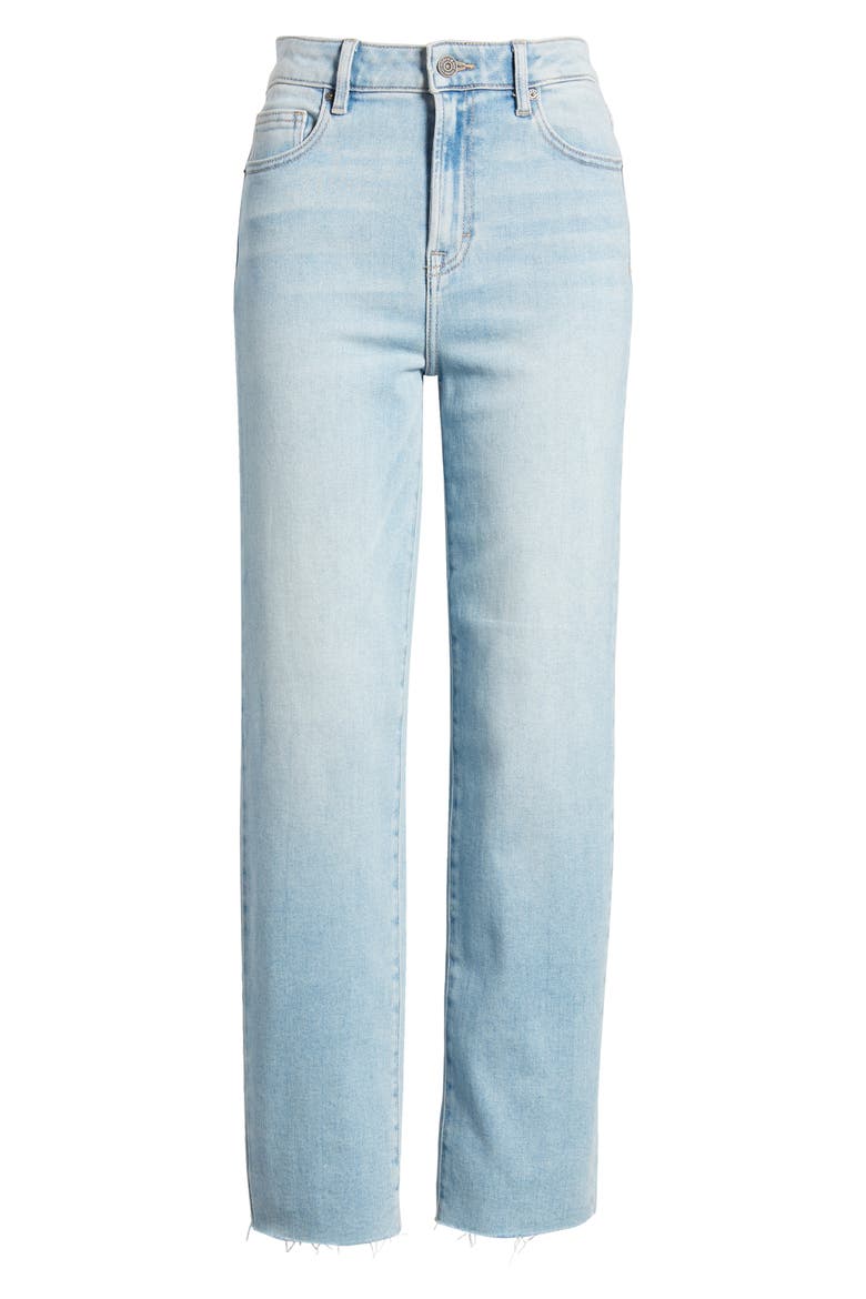 Clean Straight Leg Jeans, Alternate, color, LIGHT WASH