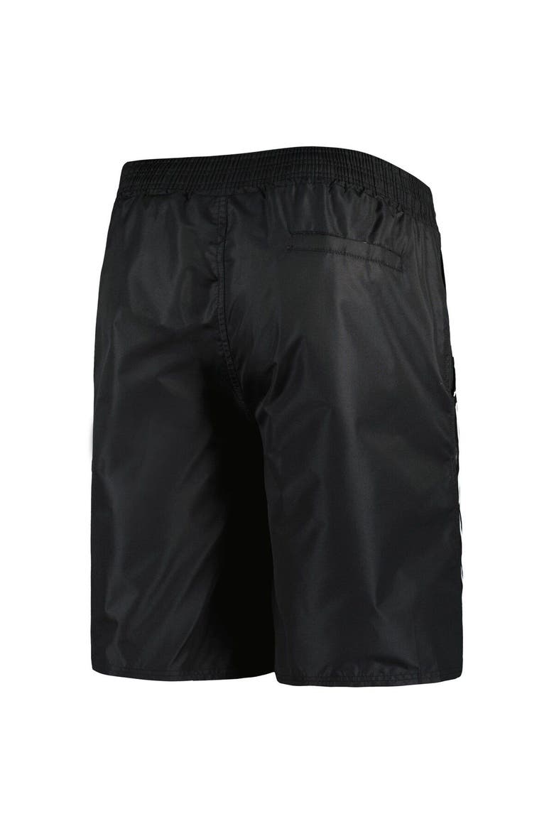 Men's G-III Sports by Carl Banks Black Brooklyn Nets Sea Wind Swim Trunks, Alternate, color, Black