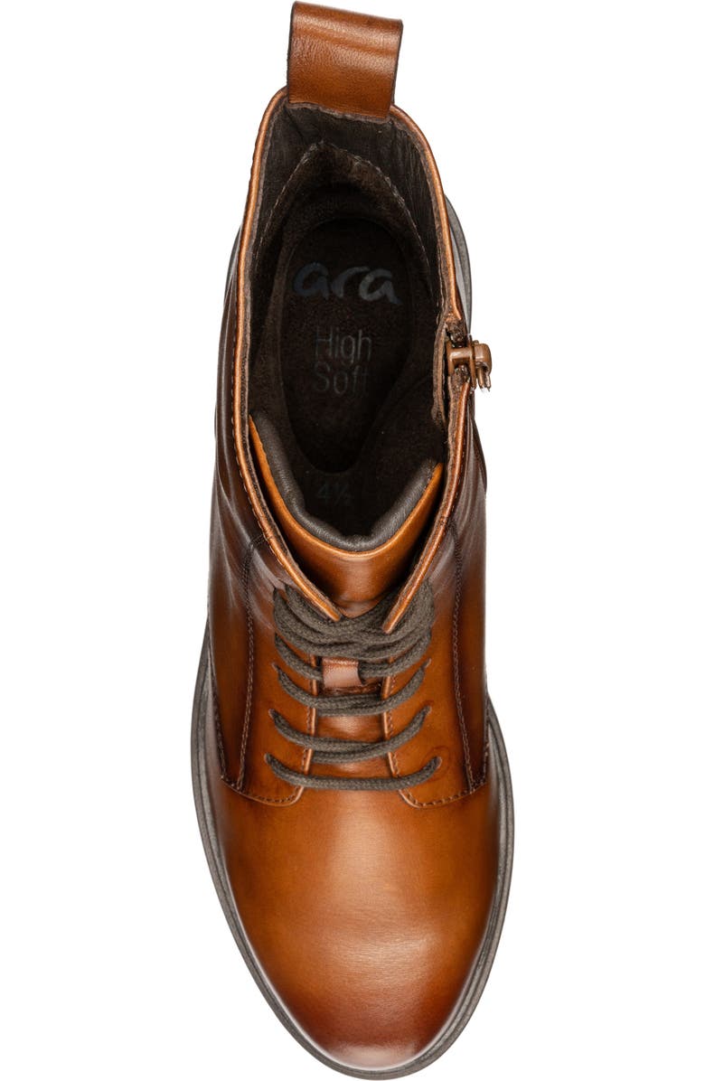 ara Chatham Lace-Up Boot, Alternate, color, Cognac