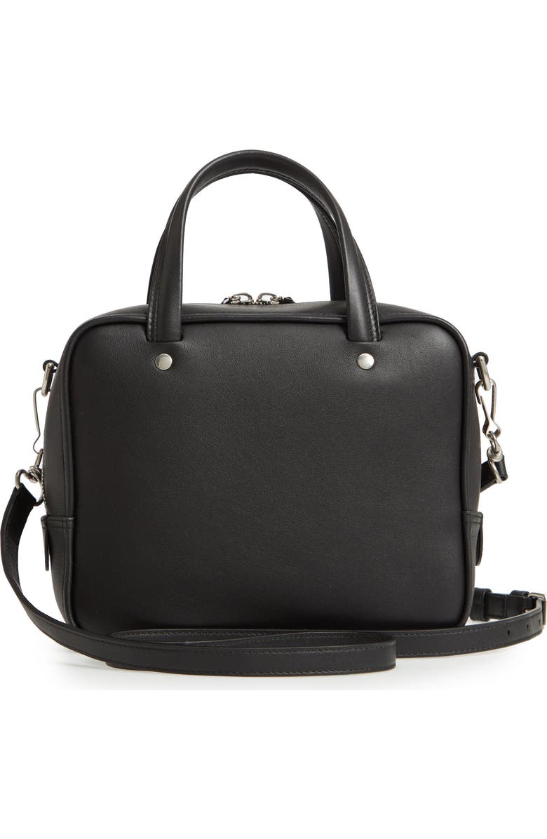 Balenciaga Extra Small Triangle Leather Satchel, Alternate, color,