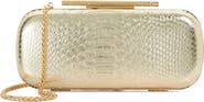 Dune London Body Faux Leather Frame Clutch