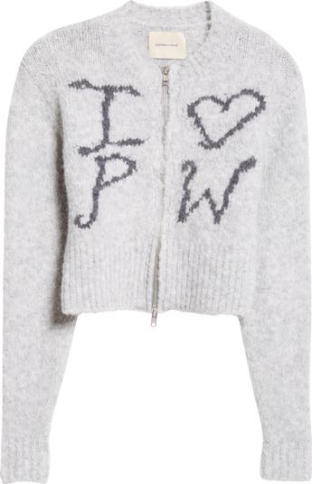 Gray Crush Zip Cardigan by Paloma Wool on Sale