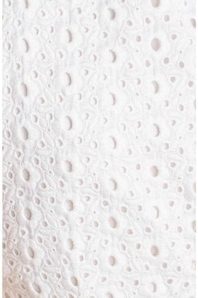 'Dixie' Eyelet Fit & Flare Dress, Alternate, color, IVORY