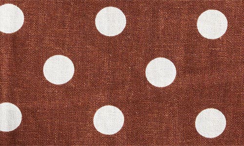 WAYF WAYF ELLE POLKA DOT LINEN BLEND MINISKIRT 