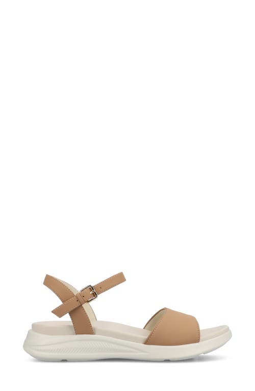 Journee Collection Jaylee Wedge Sandal In Sand