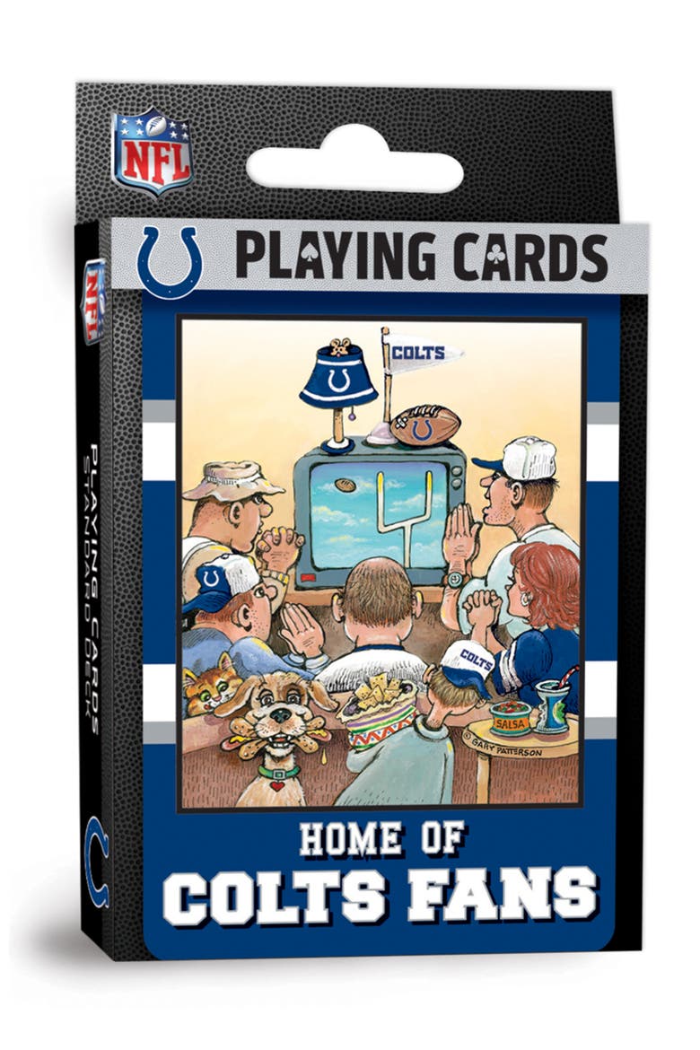 Indianapolis Colts Fan Playing Cards, Main, color, Multicolor