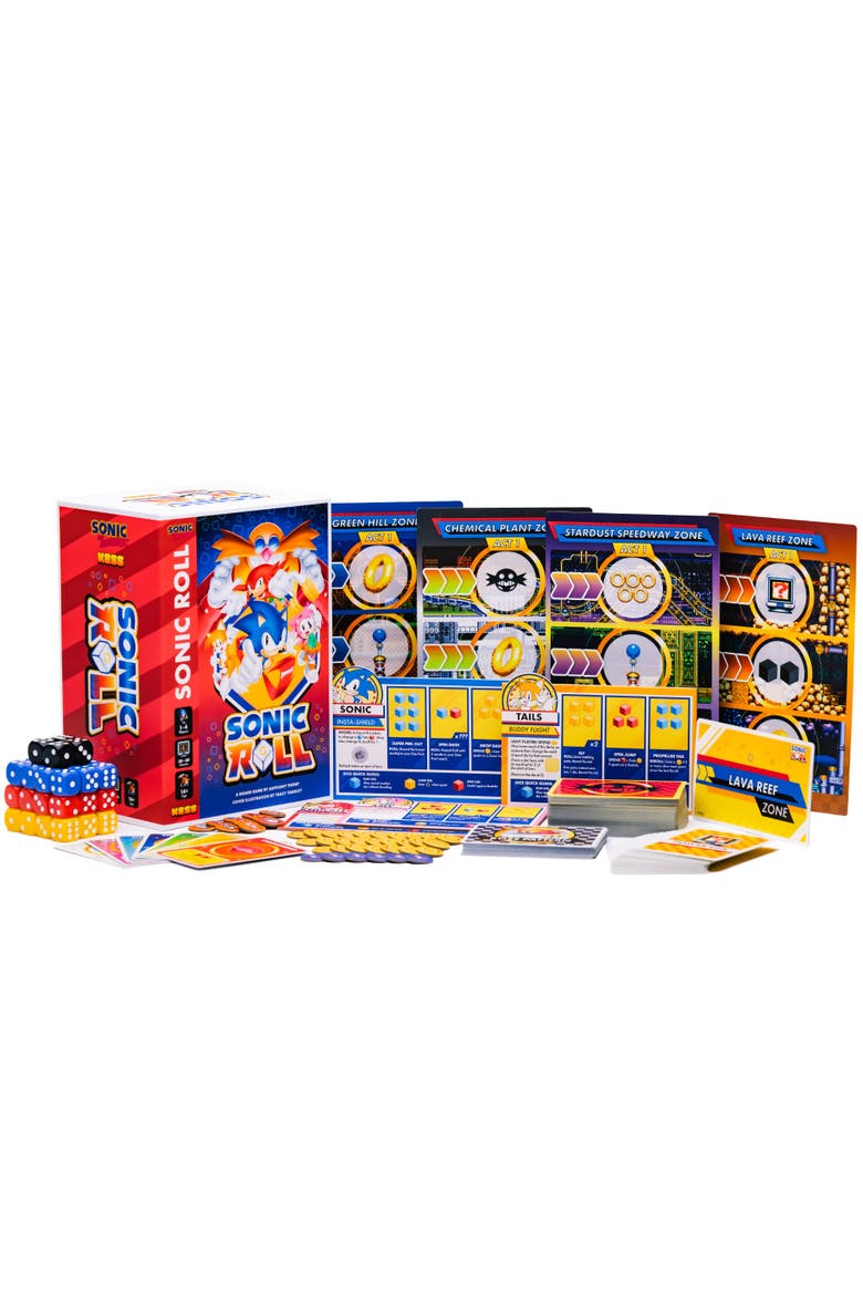 Sonic Roll Board Game, Alternate, color, Multicolored