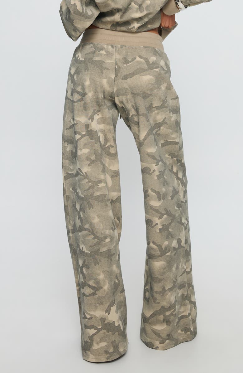 Princess Polly Dodie Wide Leg Camo Pants, Alternate, color, Camo