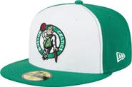 New Era Men's New Era  White/Kelly Green Boston Celtics Repeat 59Fifty Fitted Hat