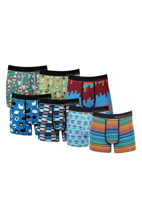 7-Pack Assorted Stretch Cotton Trunks