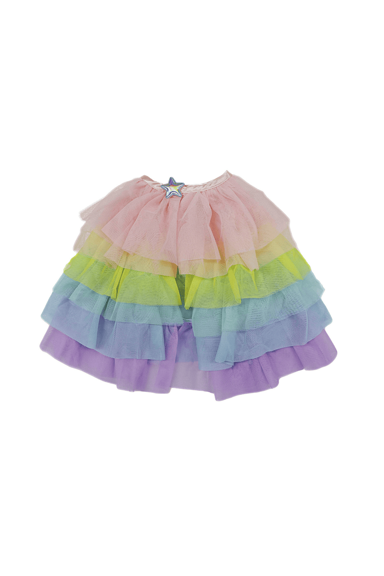 Rainbow Ombré Party Tutu, Main, color, Pink