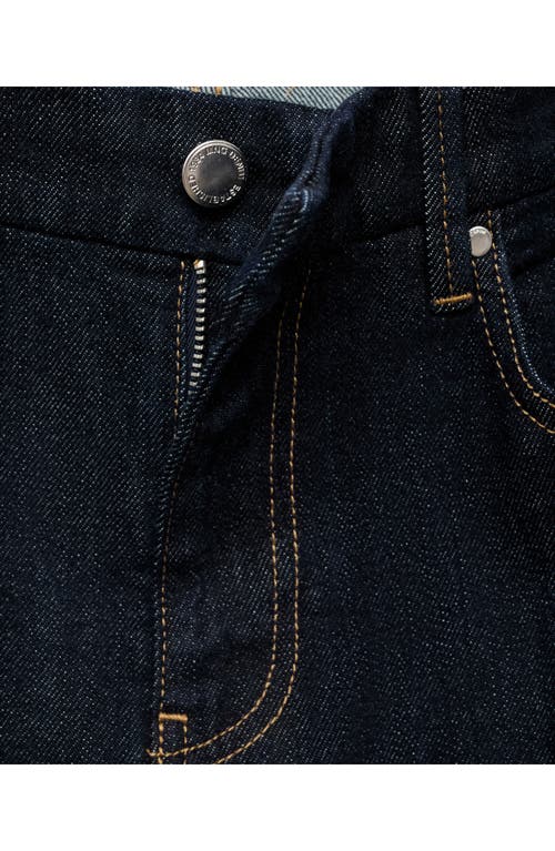 Mango Violeta High Waist Flare Leg Jeans In Blue