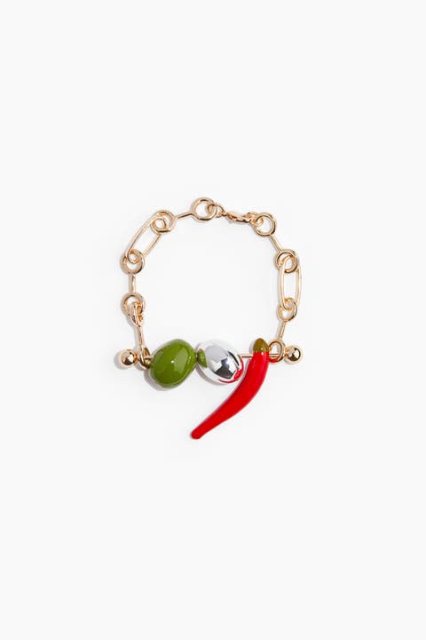 Barbell-pendant Bracelet