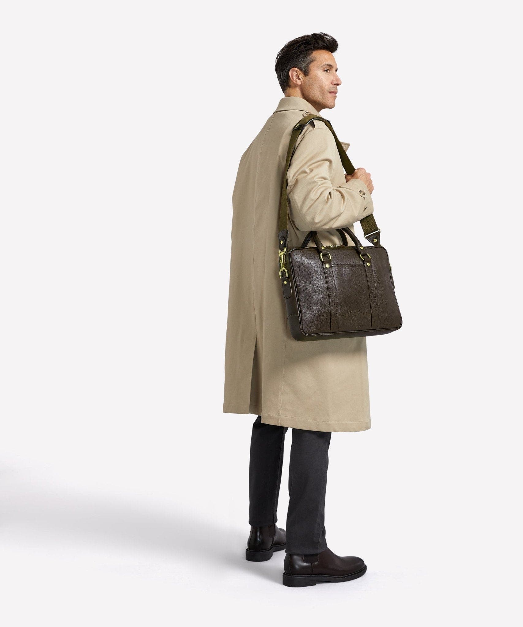 Scout No. 295, Alternate, color, Vintage Walnut Leather