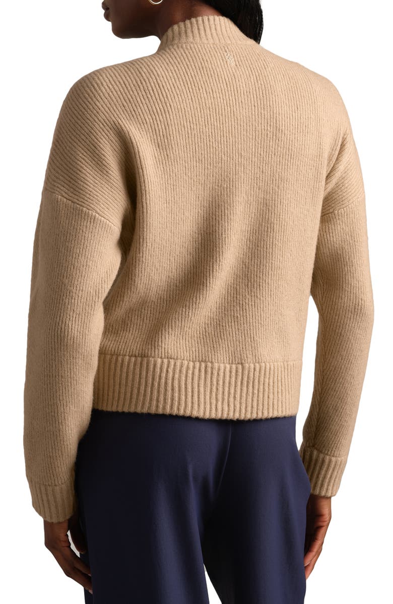 Rhone Westside Zip Cardigan, Alternate, color, Camel Tan