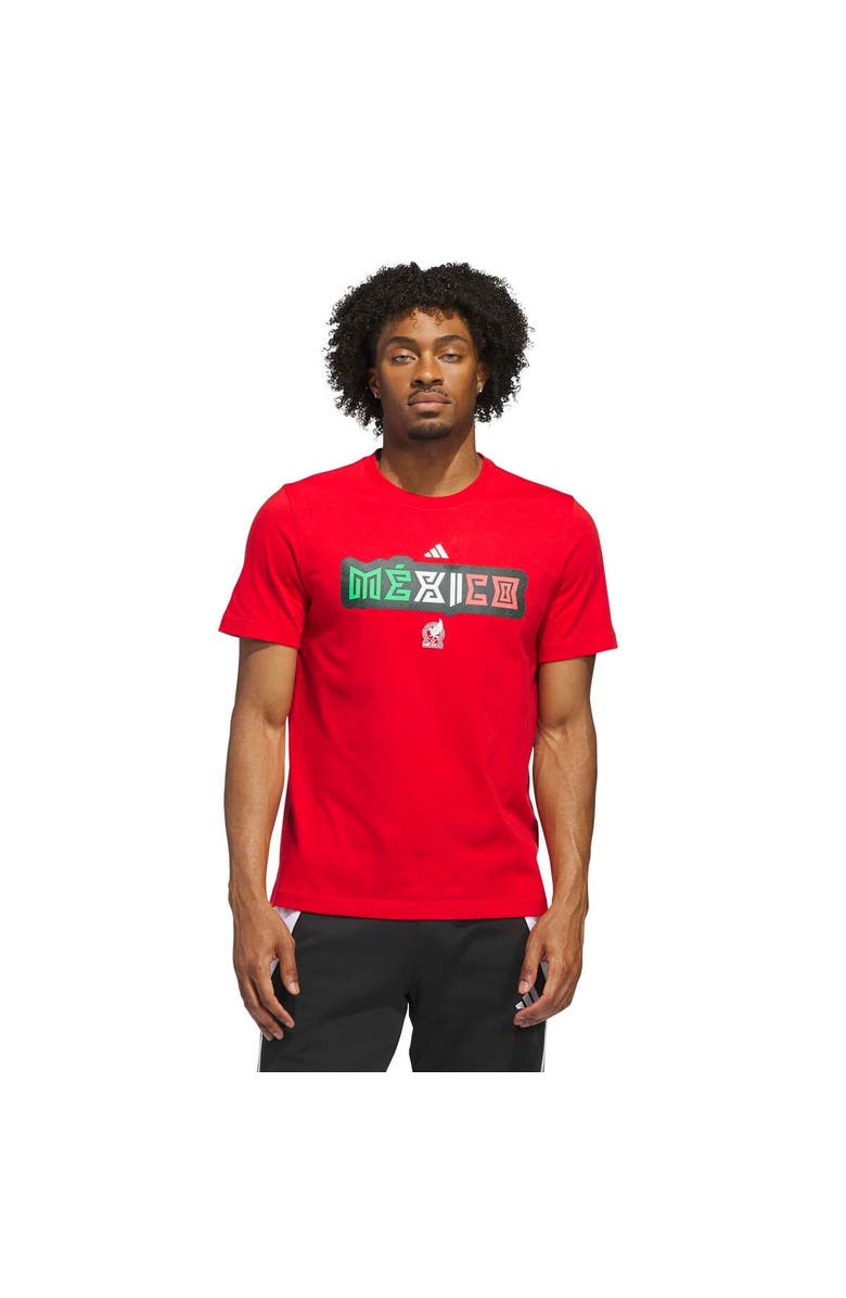 adidas Men's adidas Red Mexico National Team Jersey Hook T-Shirt, Alternate, color, Red