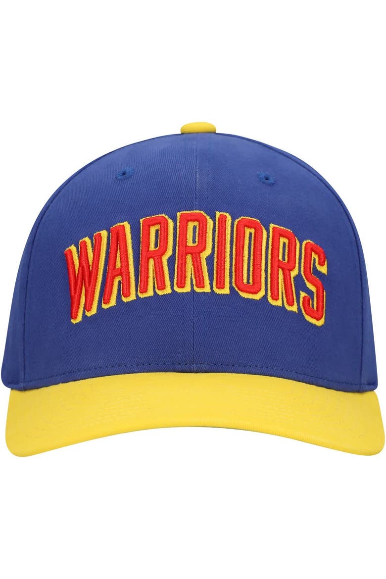 Men's Mitchell & Ness Royal/Gold Golden State Warriors Team Up Classic Edition Adjustable Hat, Alternate, color, Royal