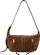 AllSaints Jean Rey Suede Shoulder Bag