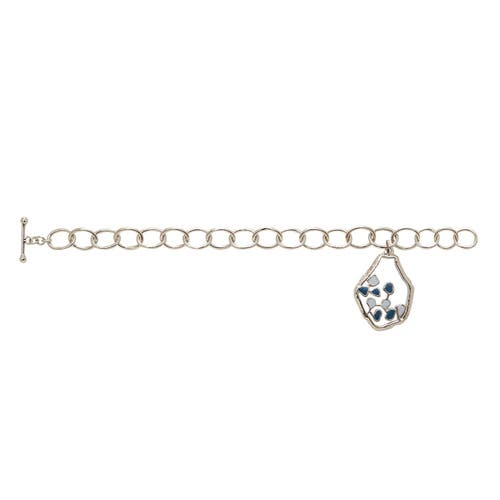 Dhwani Bhansal Laza Bracelet In White Rhodium Plated