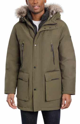 Michael Kors Benson Faux Fur Trimmed Hooded Jacket