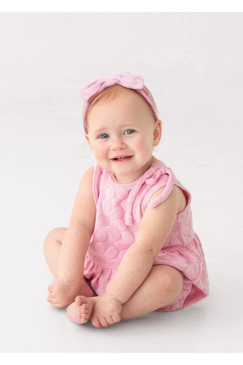 Tilly Sleeveless with Knot Detail Romper, Alternate, color, Pink